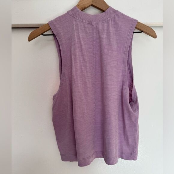 NWOT Anthropologie x Pilcro Purple Sleeveless Muscle Tank Small - Picture 3 of 6